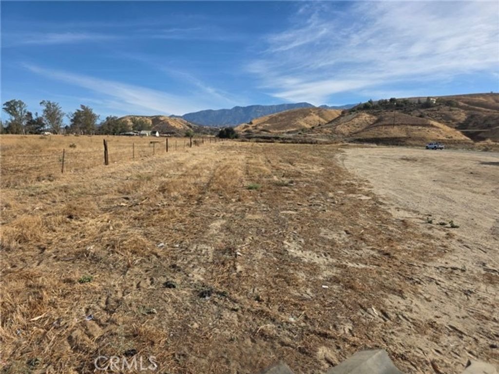 Open land view of the Banning Wilson Street and Sunset Avenue corner lot